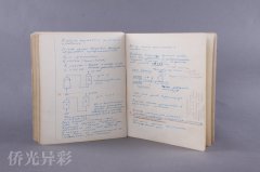 （六）傅志寰留学苏联时的俄文课堂笔记
